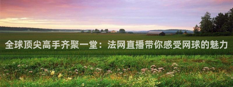qy千亿球友体育：全球顶尖高手齐聚一堂：法网直播带你感受网球的魅力